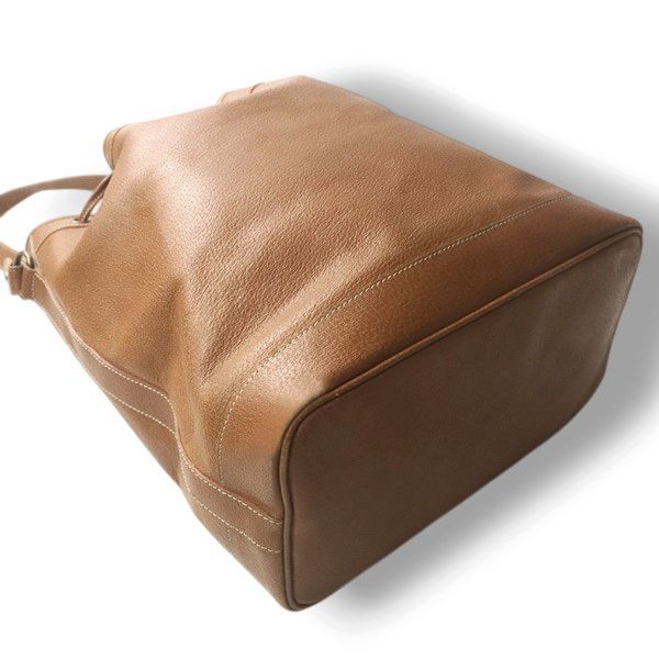 美品 Ralph Lauren ラルフローレン 本革 オールレザー バケツ型 