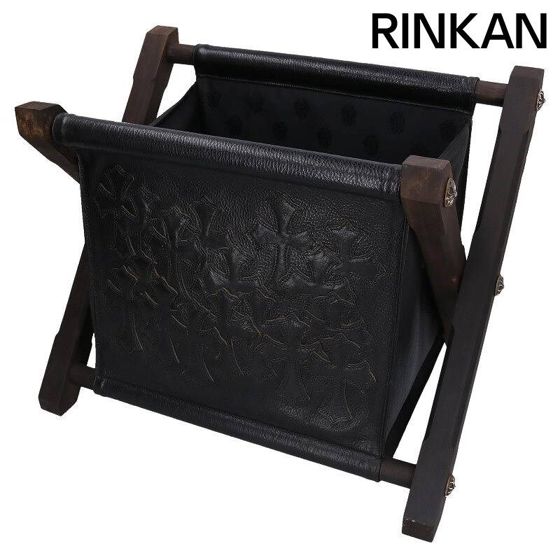 クロムハーツ  MAGAZINE RACK/マガジンラック セメタリーパッチエボニーレッグレザーマガジンラック メンズ