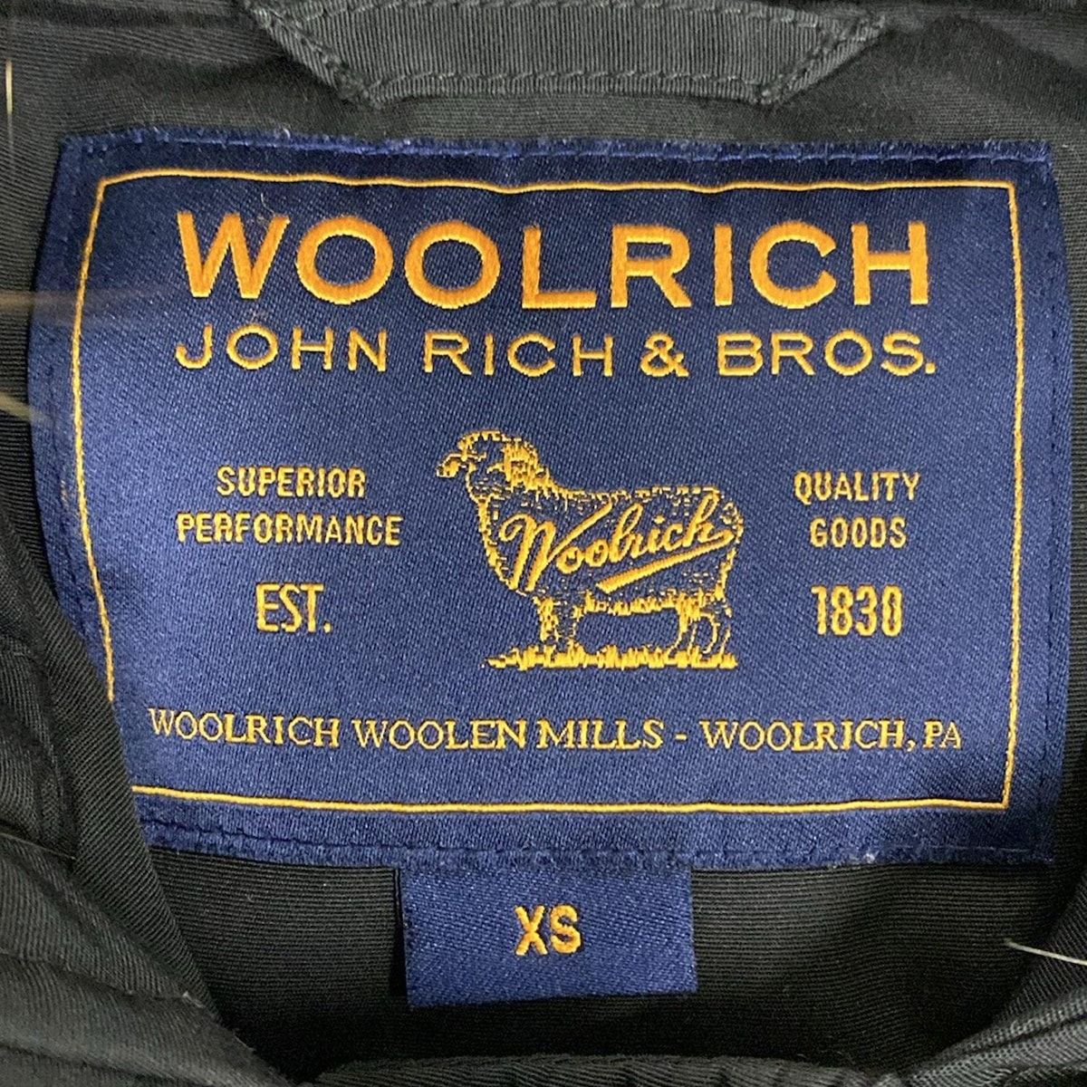 WOOLRICH ウールリッチ ダウンコート サイズXS レディース - 黒 長袖 ファー ジップアップ 冬 SIROKUMA-CORPORATION_COM