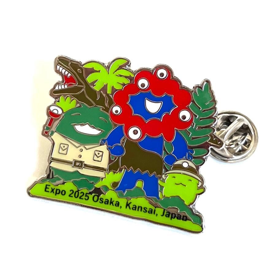 ミャクミャク モリゾー キッコロ ピンバッジ 大阪城 恐竜といっしょ ミャクミャク モリゾー キッコロ ピンバッジ 恐竜といっしょ
