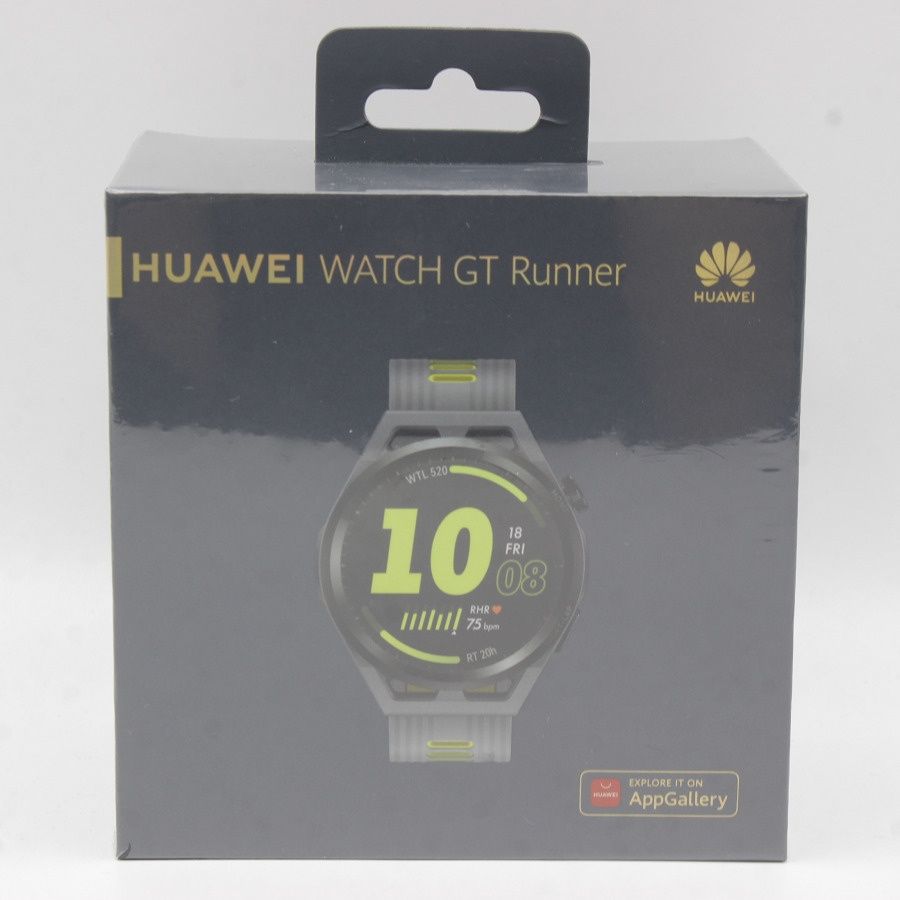 【新品未開封】HUAWEI WATCH GT Runner RUN-B19 グレー スマートウォッチ ファーウェイ ランナー 本体