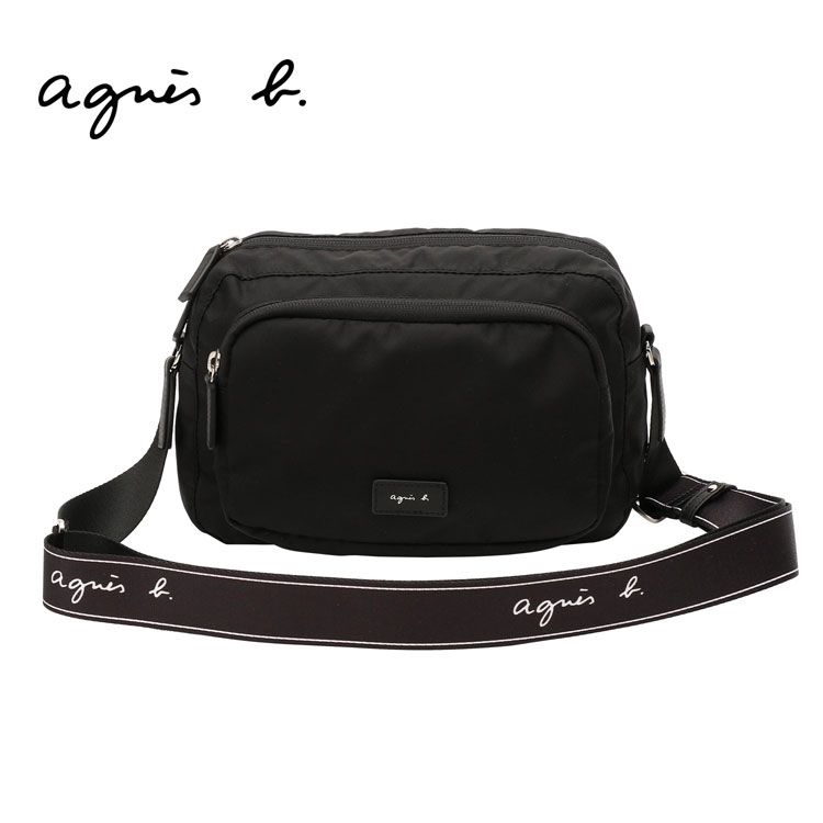 アニエスベー agnesb ショルダーバッグ JS18M-02 <br> バッグ カバン サコッシュ レディース 小さめ ナイロン 肩掛け おしゃれ 軽量 ブランド 横型 斜めがけ プレゼント ギフト 大人