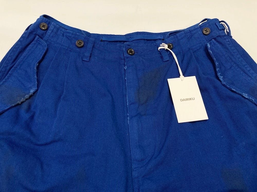 ダイリク DAIRIKU Vintage Cargo Pants Royal Blue 22AW カーゴパンツ
