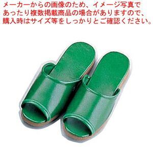  抗菌前あきDXスリッパSSK-5243 L グリーン