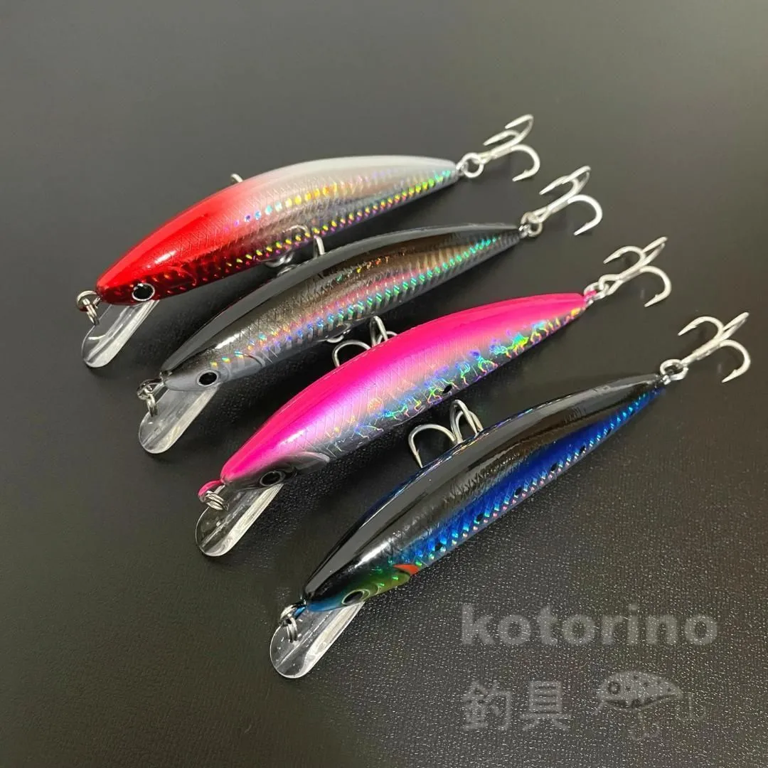 シンキングミノー セット 40g 12cm 120mm 4個セット シーバス ヒラメ