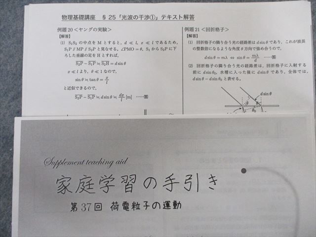 SH21-119 鉄緑会 高2 物理基礎講座/問題集 第1/2部 2014 通年 計4冊