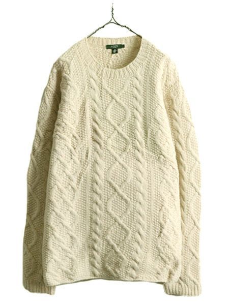 お得なクーポン配布中!】 00s 手編み J CREW フィッシャーマン ハンド 
