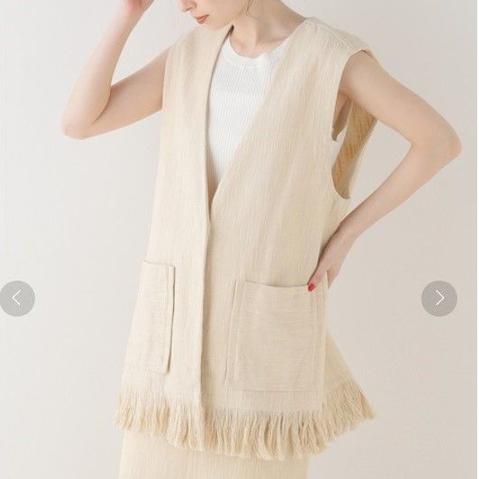 【美品】Sara mallika ジレ 楽天市場】【Sara Mallika】 Zeenat Wool Emb Gilet サラマリカ