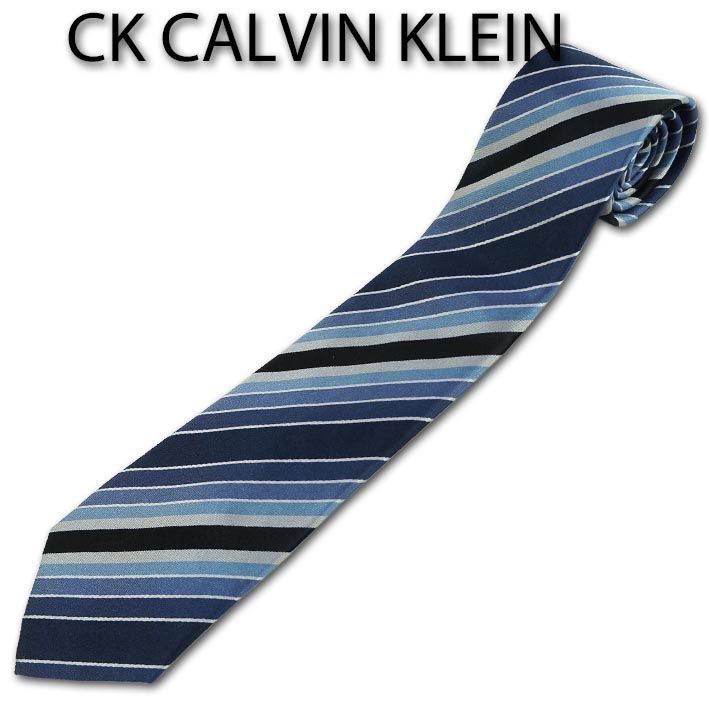 新到着 シーケーカルバンクライン CK CALVIN KLEIN シルク ネクタイ