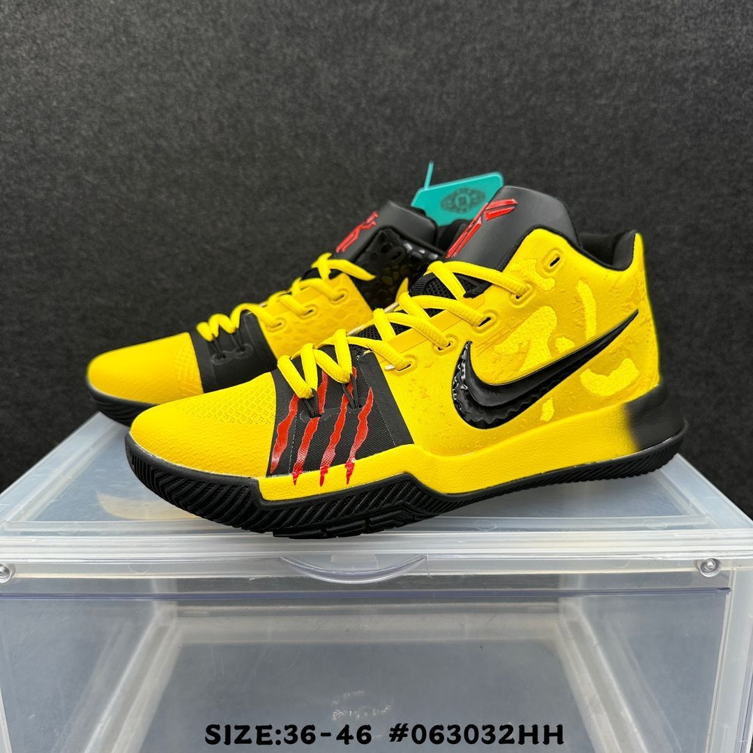 ✨美品✨ ナイキ Nike Kyrie 3  yellow スニーカー バスケットボールシューズ