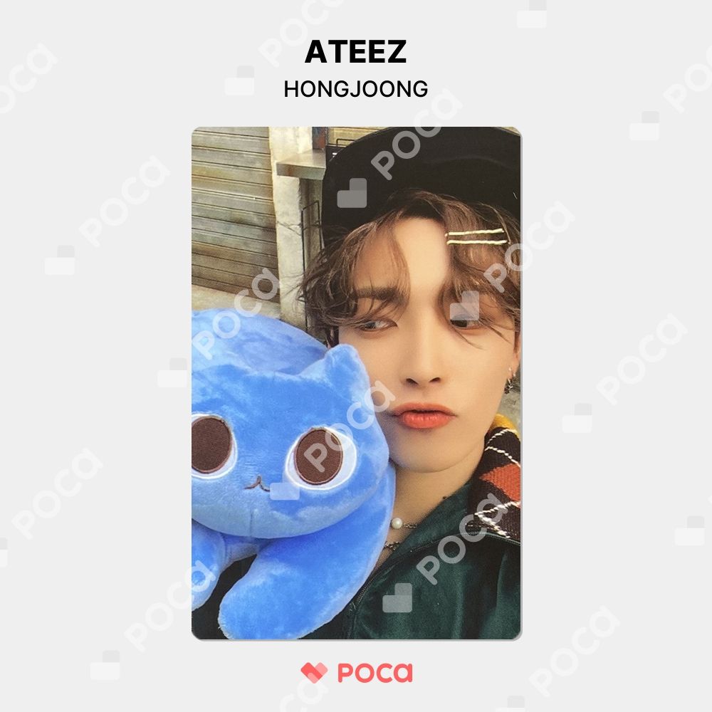 ateezホンジュン　ラキドロスペシャルうさぎトレカ2枚 ateezヨサン ラキドロスペシャルうさぎ特典トレカ！ K-POP・アジア