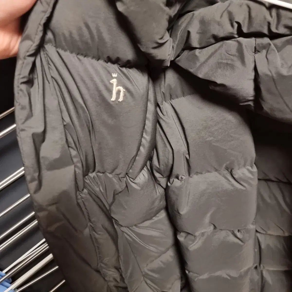 HAZZYS キッズ ロングダウンジャケット