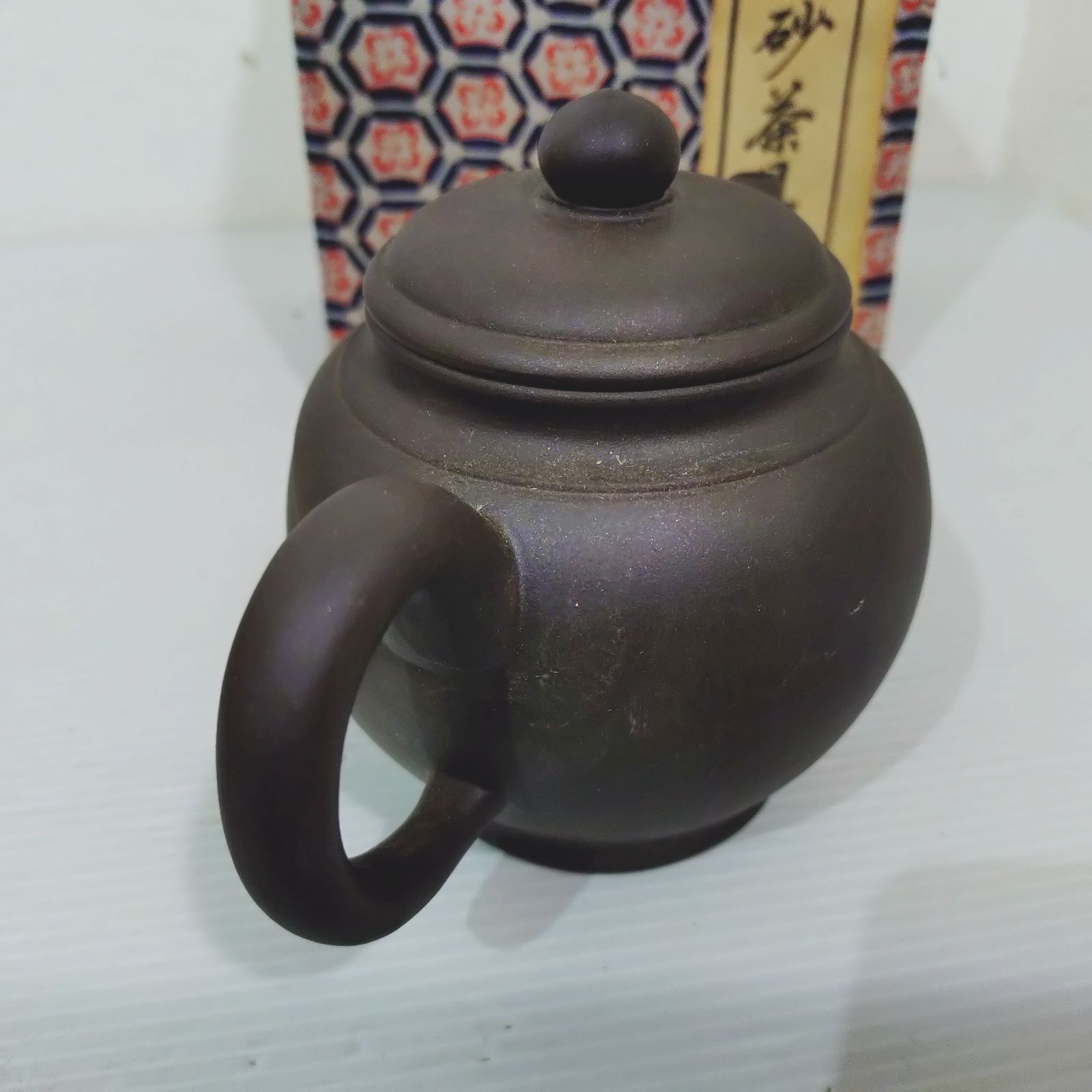 中国　中国宣興銘　紫砂　朱泥　急須　茶壷　V　R8233 中国 中国宣興銘 紫砂 朱泥 急須 茶壷 - メルカリ