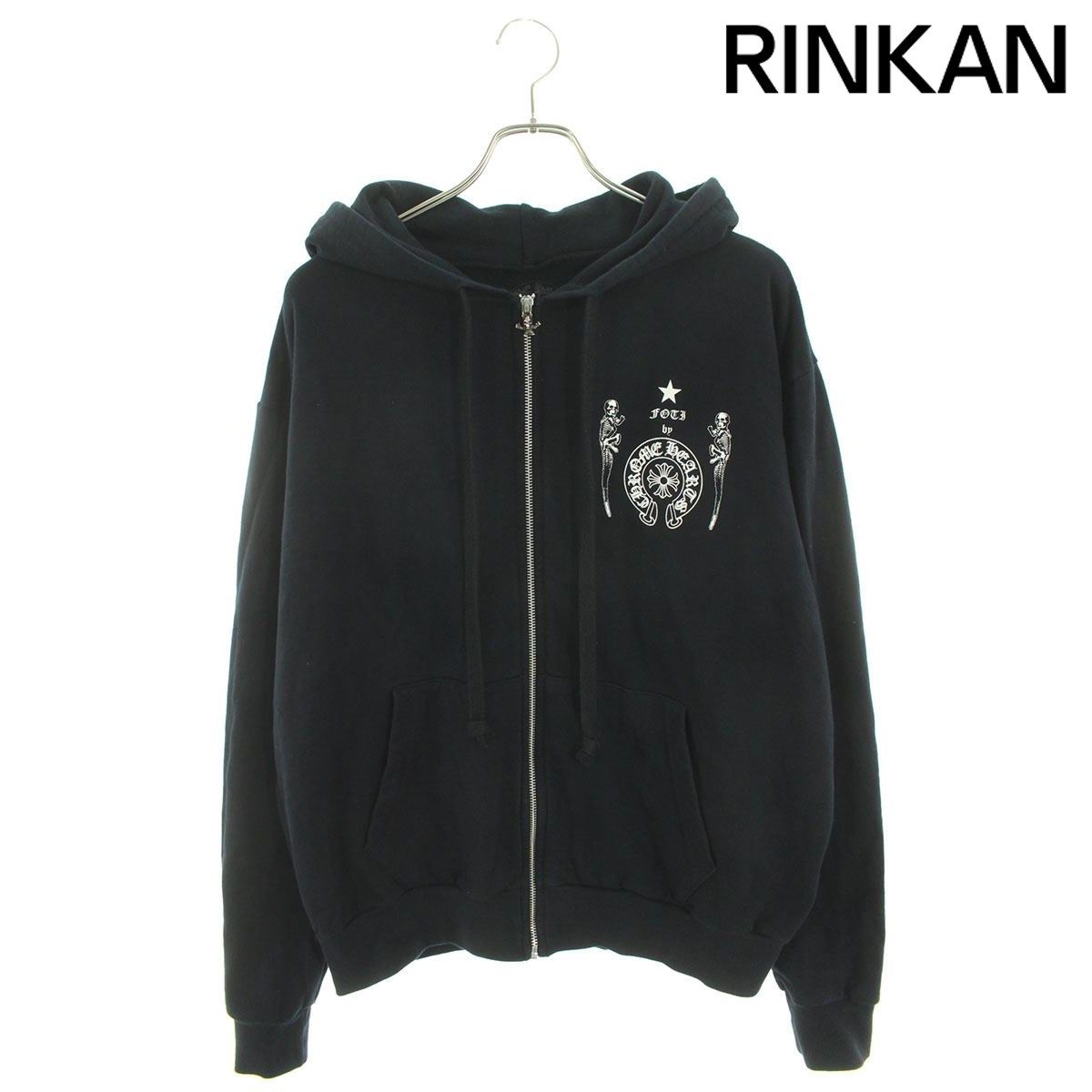 【CHROME HEARTS】フォティ プリント ジップアップ パーカー クロムハーツ SWTSHRT HD ZIP FOTI フォティバックプリント