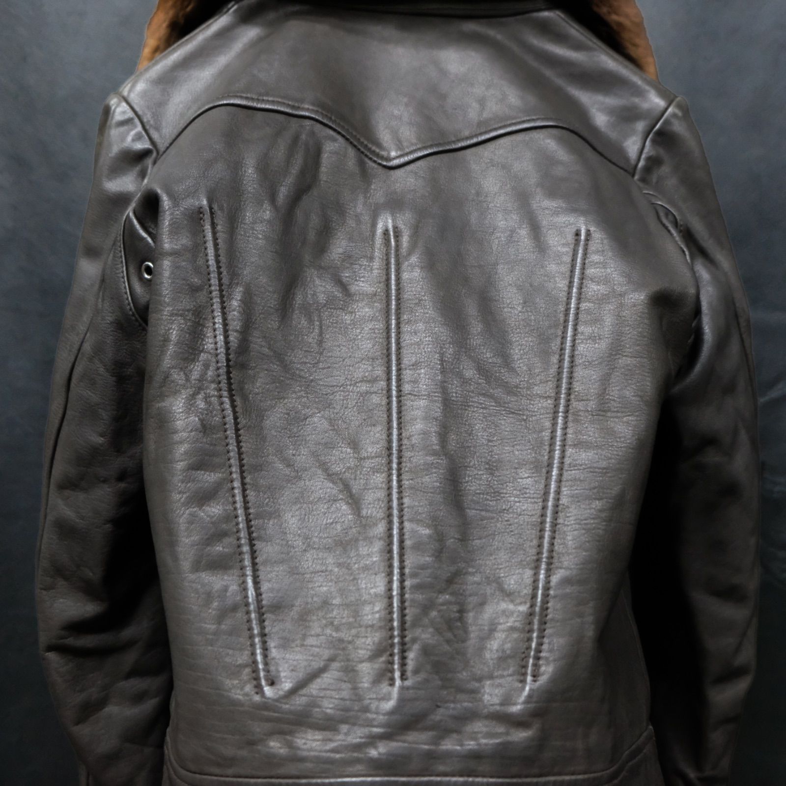 mando レザー　ライダースジャケット mando 牛革 ダブルライダースジャケット 36 レディース レザー