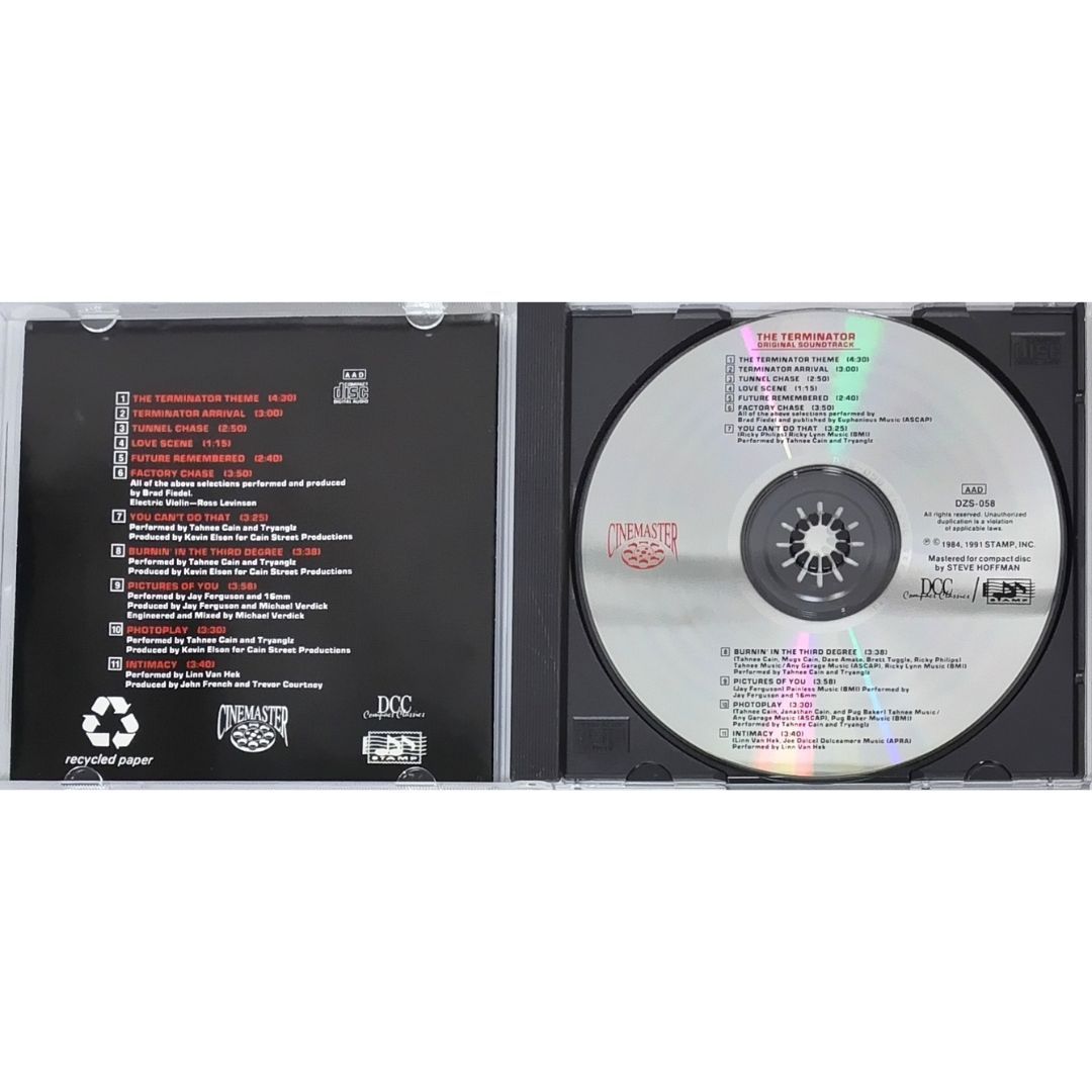 送料無料】 ターミネーター オリジナル・サウンドトラック CD （輸入盤