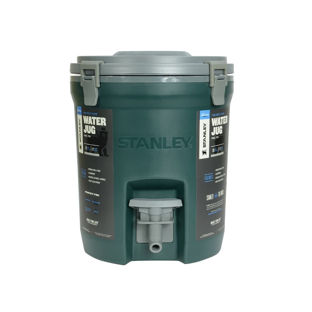 STANLEY ウォータージャグ WATER JUG プッシュ式 空気弁あり [ グリーン / 7.5L ]
