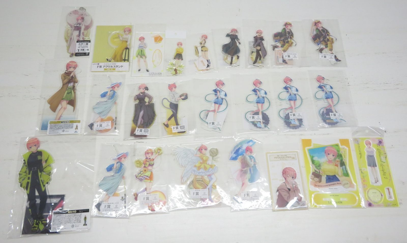 未開封品 五等分の花嫁 ごと嫁 中野一花 アクスタ 25点セット 【Q0636