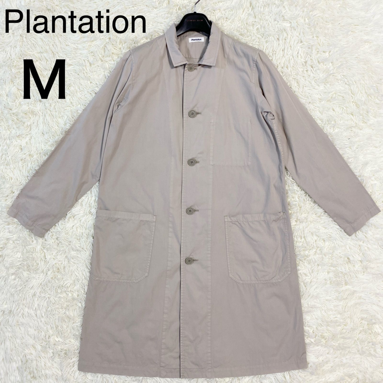 Plantation】プランテーション スプリングコート 薄手トレンチコート 