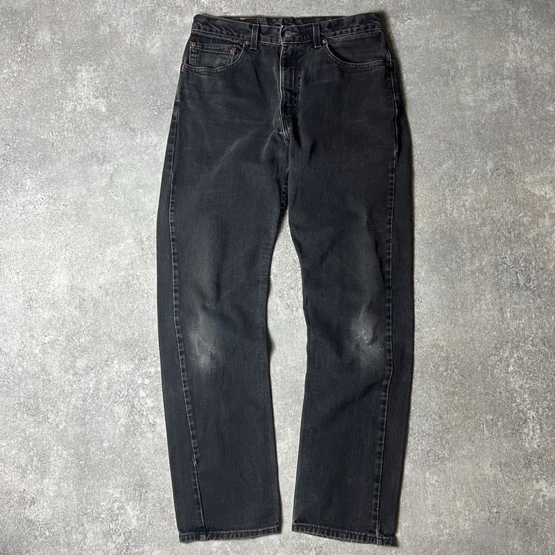 00s Levis 505 0260 ブラック デニム パンツ 33 34 / 00年代 