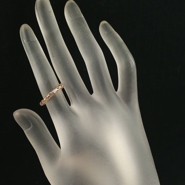 グッチ リング ダイヤ ダイヤモンド ディアマンティッシマ 1P 7.5号  