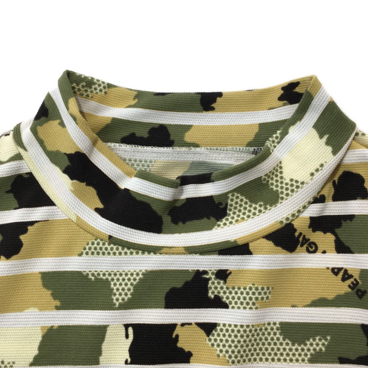 パーリーゲイツ迷彩 ハーフジップ セーター サイズ4 PEARLY GATES