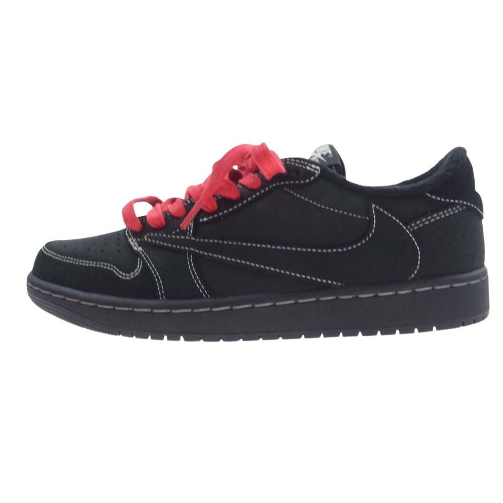 NIKE ナイキ スニーカー DM7866-001 TRAVIS SCOTT トラヴィス・スコット Air Jordan 1 Low OG SP  Black Phantom エアジョーダン1 ロー ブラック ファントム ブラック系 27cm【中古】 - メルカリ