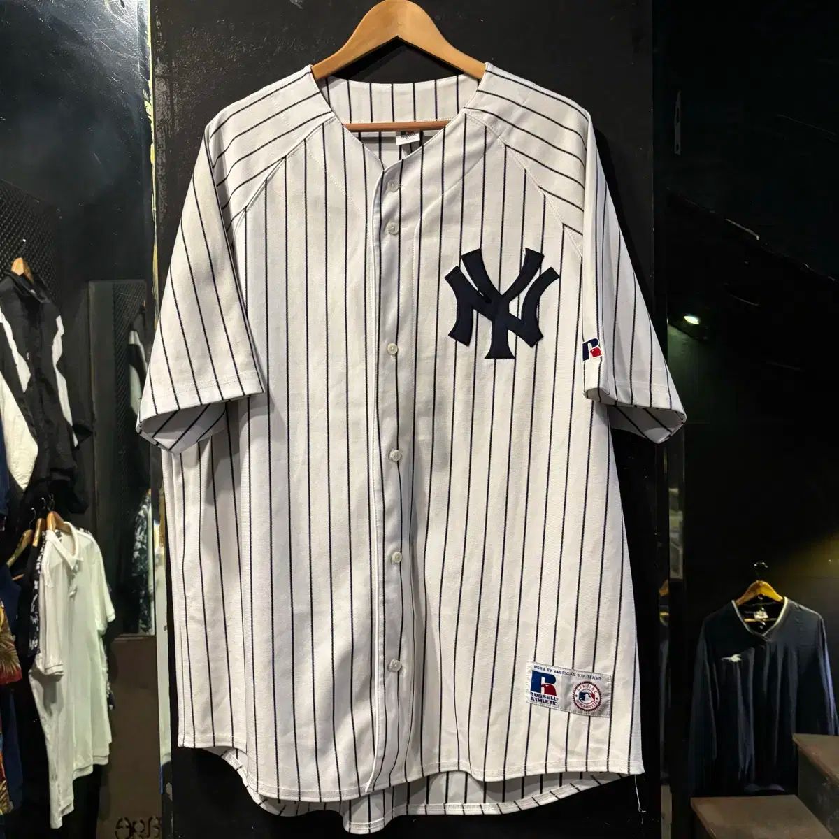 majestic 松井秀喜 ヤンキース ベースボールシャツ USA製 松井秀喜 ニューヨークヤンキース 野球 ユニフォーム USA製 松井秀喜