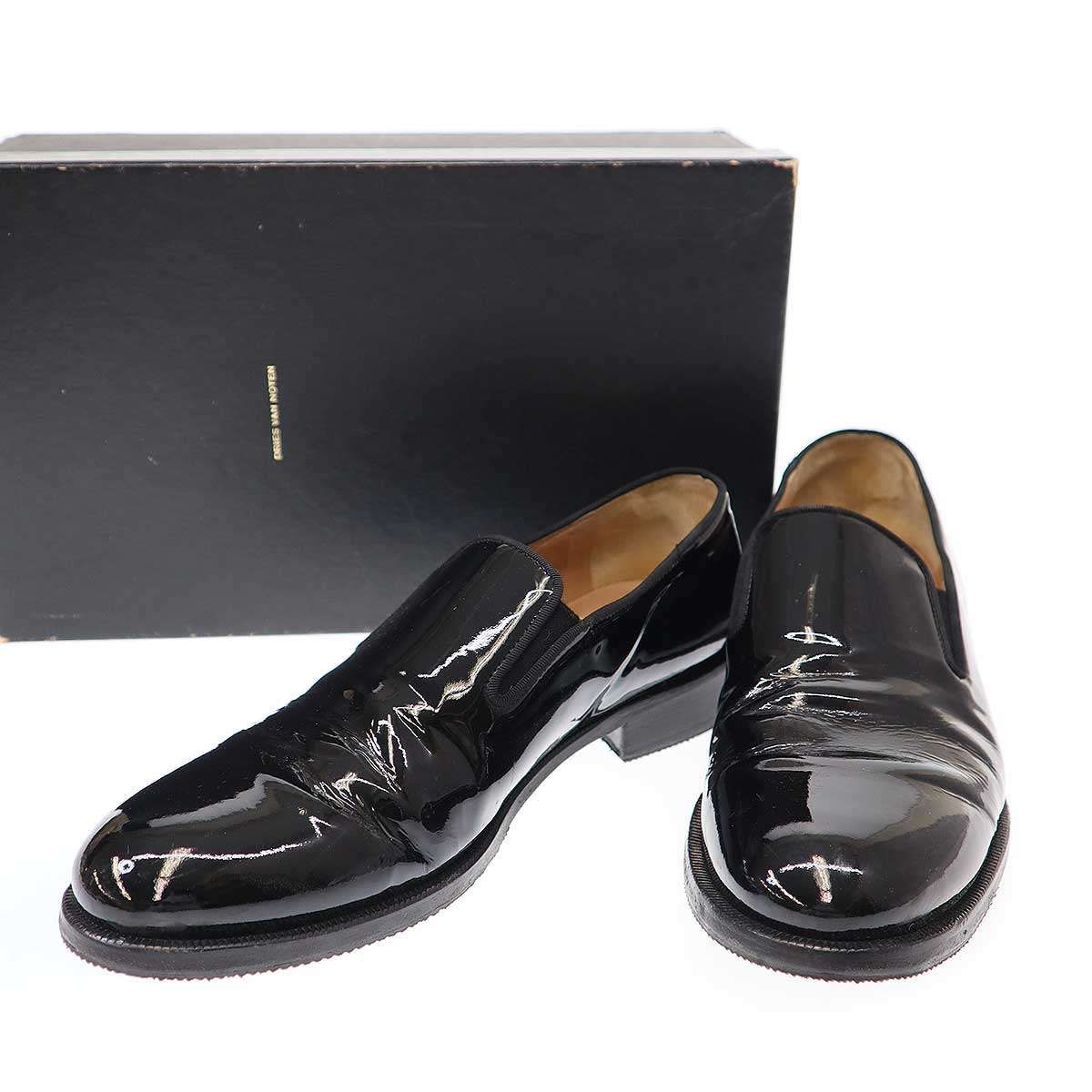 DRIES VAN NOTEN ドリスヴァンノッテン エナメルスリッポンシューズ 