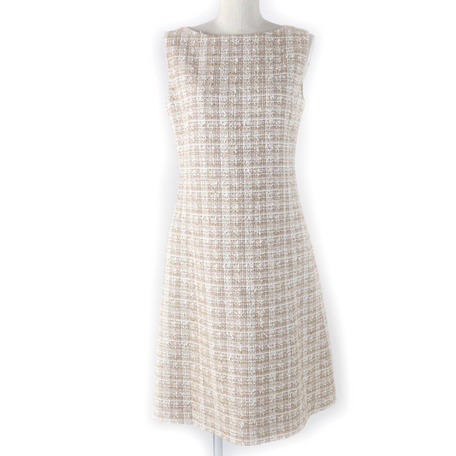 美品 Foxey フォクシー ツイードドレス ツイードワンピース 40 【公式