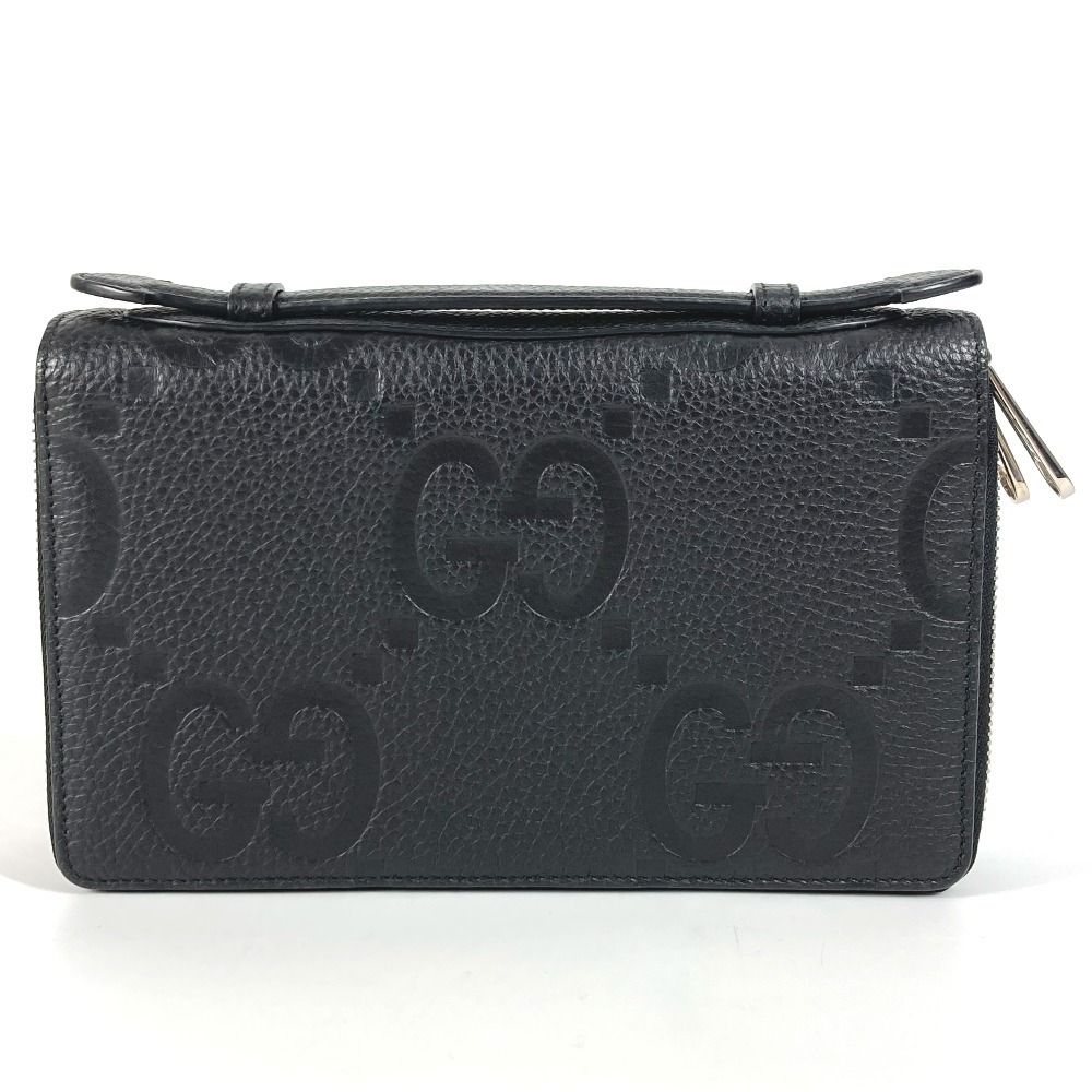 GUCCI/グッチ ジャンボGGトラベルドキュメントケース 長財布カードケース