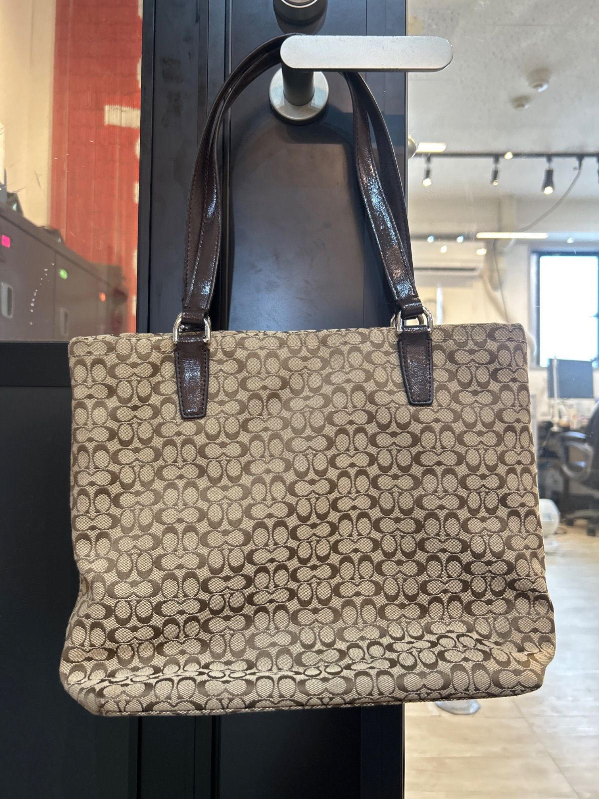COACH（コーチ） F27008 シグネチャー キャンバス トートバッグ