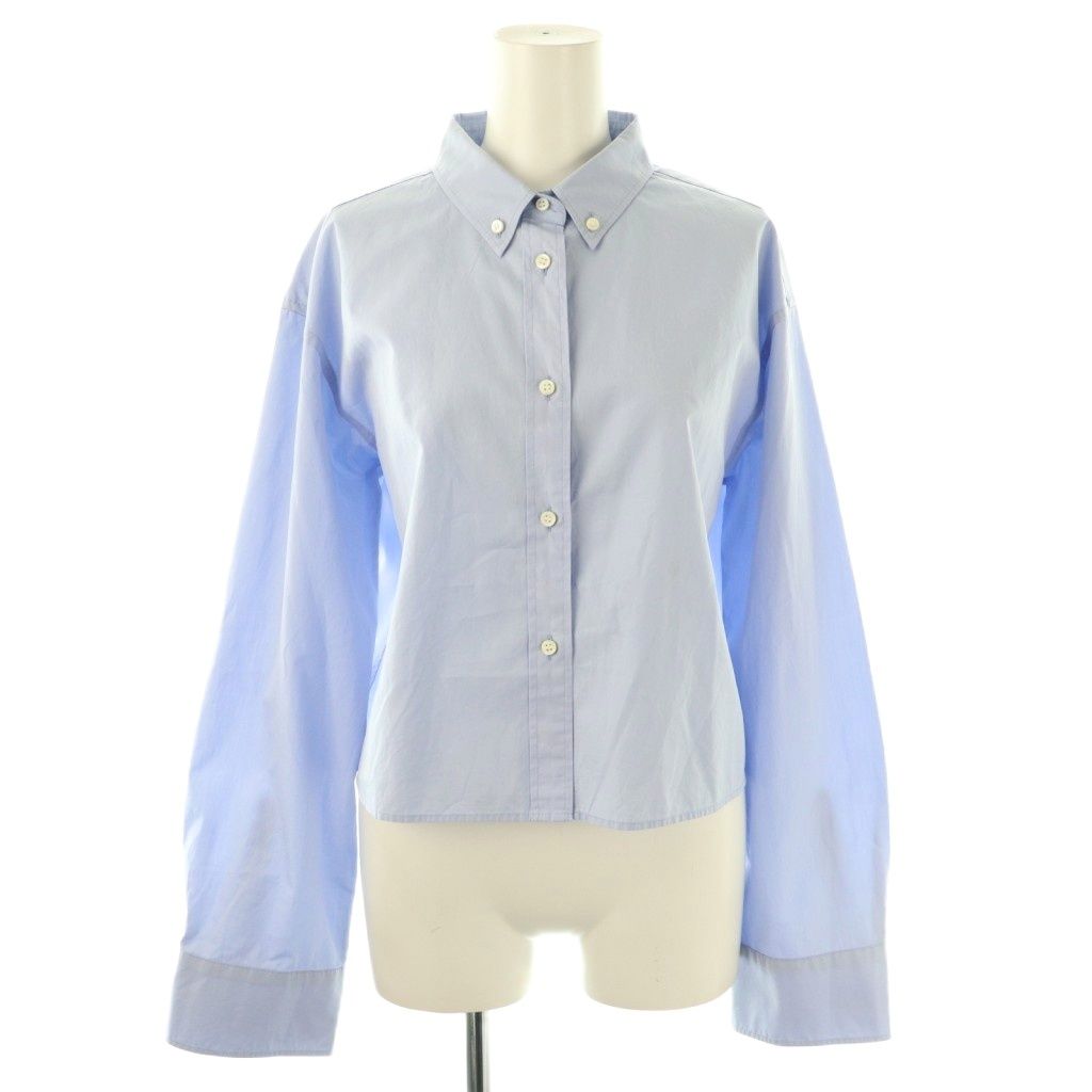 超美品！ドゥーズィエムクラス EVERYDAY I LIKE シャツ ブルー ドゥーズィエムクラス DEUXIEME CLASSE エブリデイアイライク