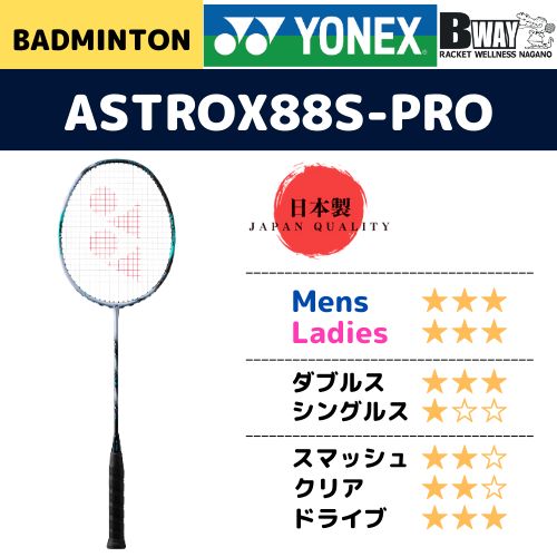 YONEX アストロクス88Sプロ（ASTROX 88S-PRO)【3rD】 - メルカリ