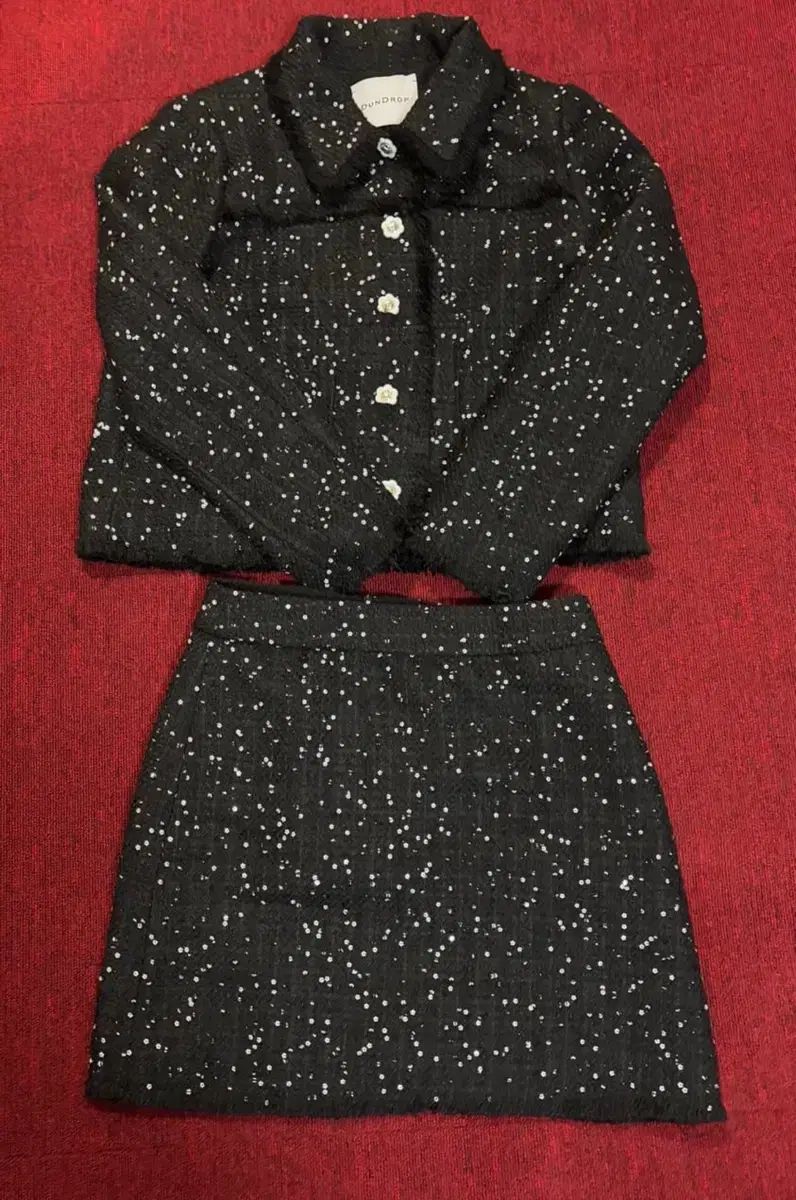 ダウン ドロップ ツイード セットアップ