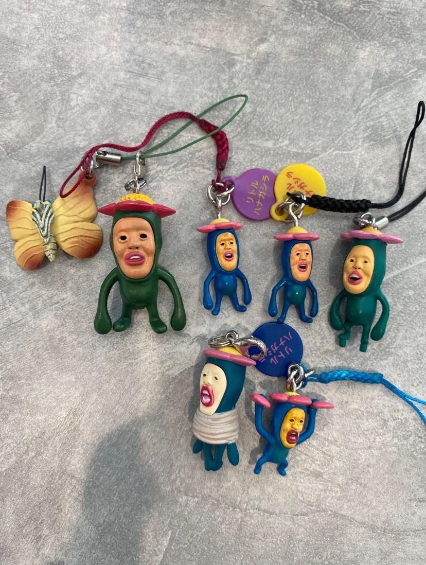 こびとづかん リトルハナガシラ フィギュア ストラップ マグネット リーメント こびとづかん リトルハナガシラ フィギュア ストラップ