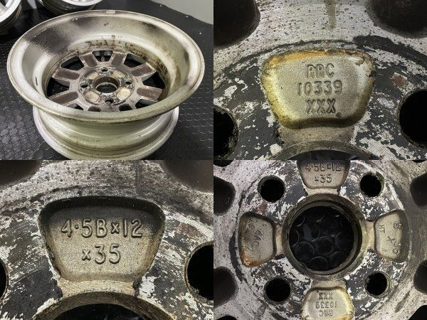 ROVER MINI ローバーミニ 純正ホイール 12インチ 4本 4.5J4HPCD101.65+  