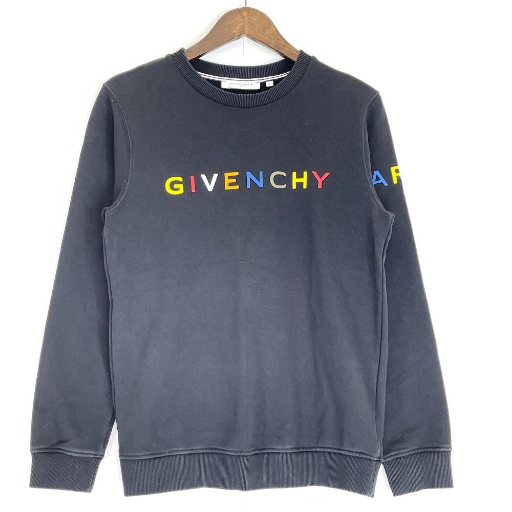 GIVENCHY ジバンシィ 【美品】H25170 マルチカラーロゴ クルーネック