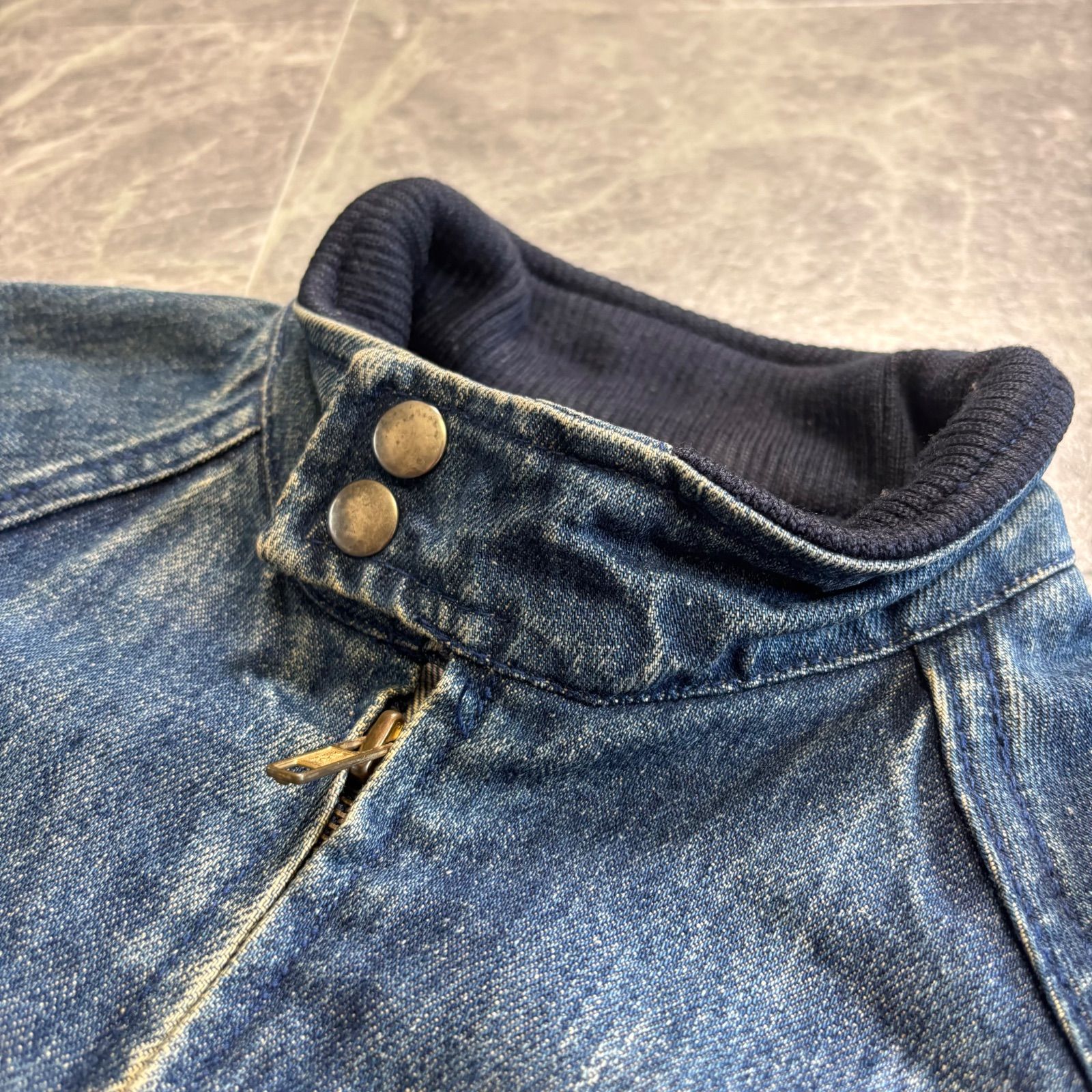 【90s】Ralph Lauren G-9 ハリントンジャケット デニム 90s】Ralph Lauren G-9 ハリントンジャケット デニム - メルカリ
