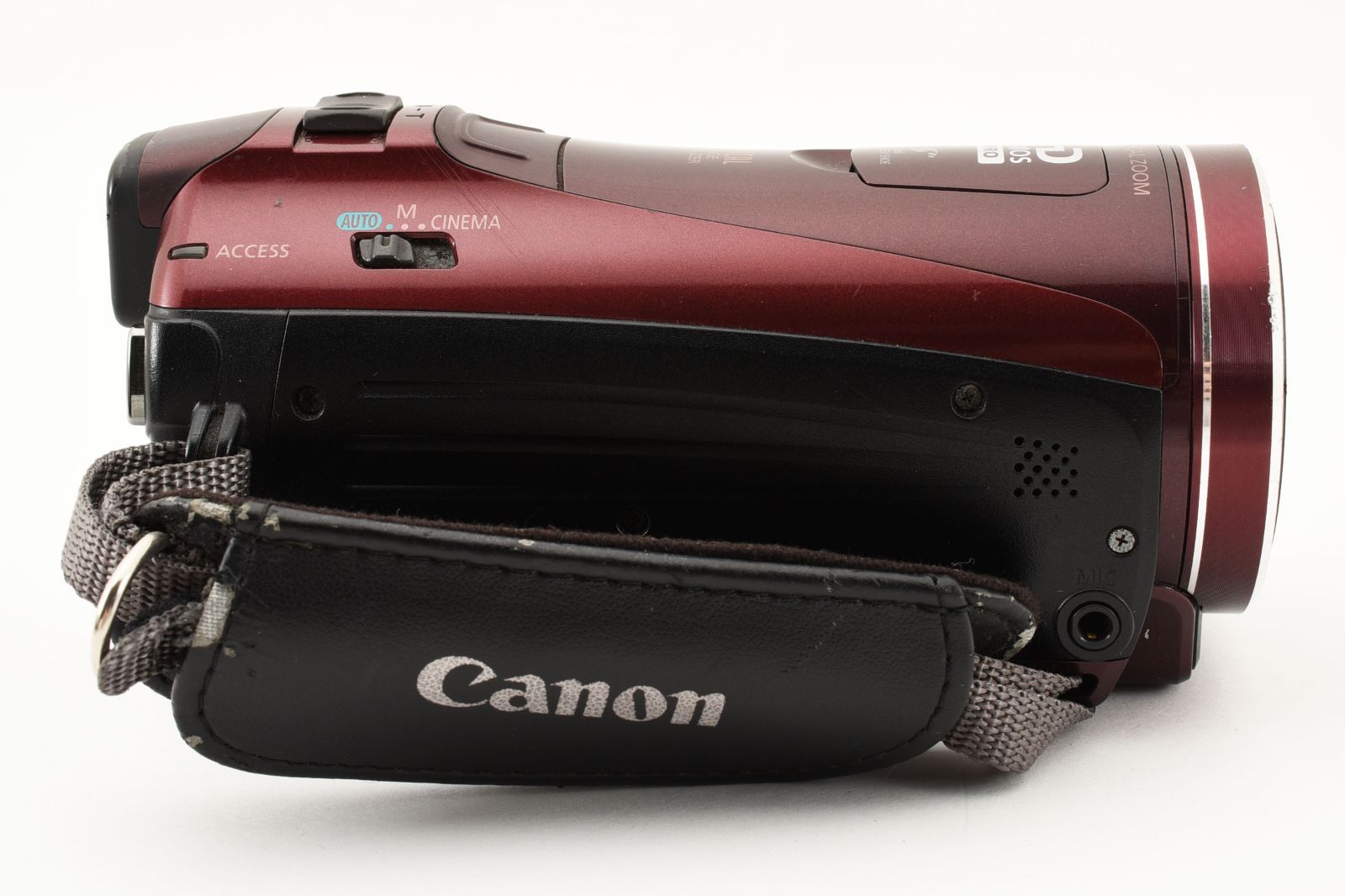 極上品◇Canon キヤノン iVIS HF M41 レッド ビデオカメラ◇元箱，a-9449