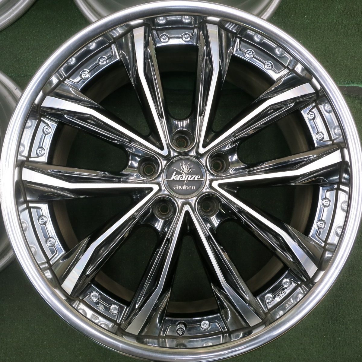 送料無料* 4本価格☆Kranze Graben クレンツェ グラベン 19インチ