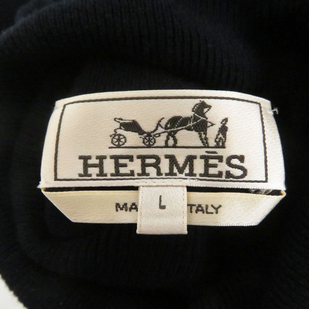 未使用品□21AW HERMES/エルメス ラムレザートリミング ウール100