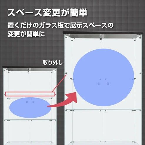 #2002 両扉 ガラス ケース 4段 ブラック 2002 両扉 ガラス ケース 4段 ブラック ※北海道、沖縄本島、沖縄