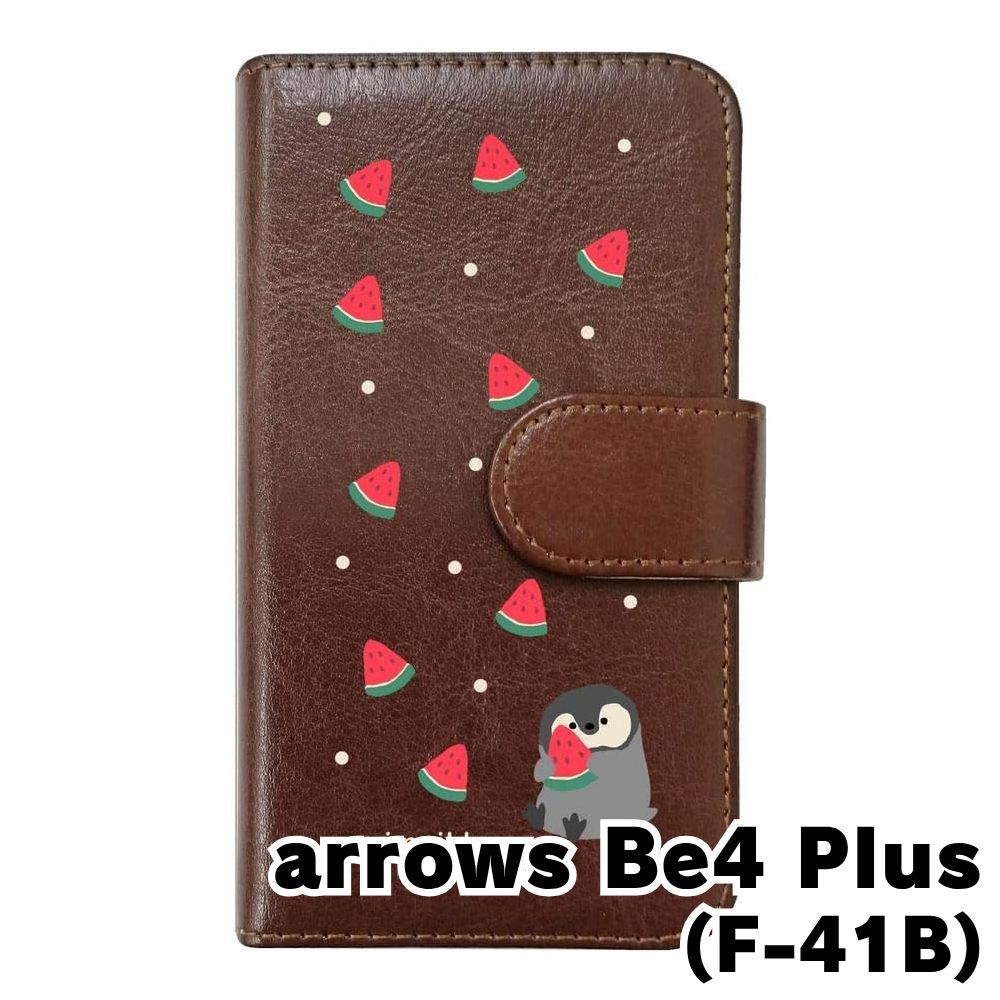arrows Be4 Plus F-41B レッド ペンギン柄ケース付 新品未使用】 arrows Be4 Plus F-41B アローズビー4プラス