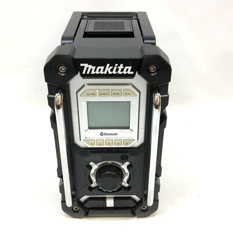 makita マキタ 充電式ラジオ MR108 本体のみ Bluetooth搭載 MR108B ブラック 現場 災害 コードレス △ DW3481