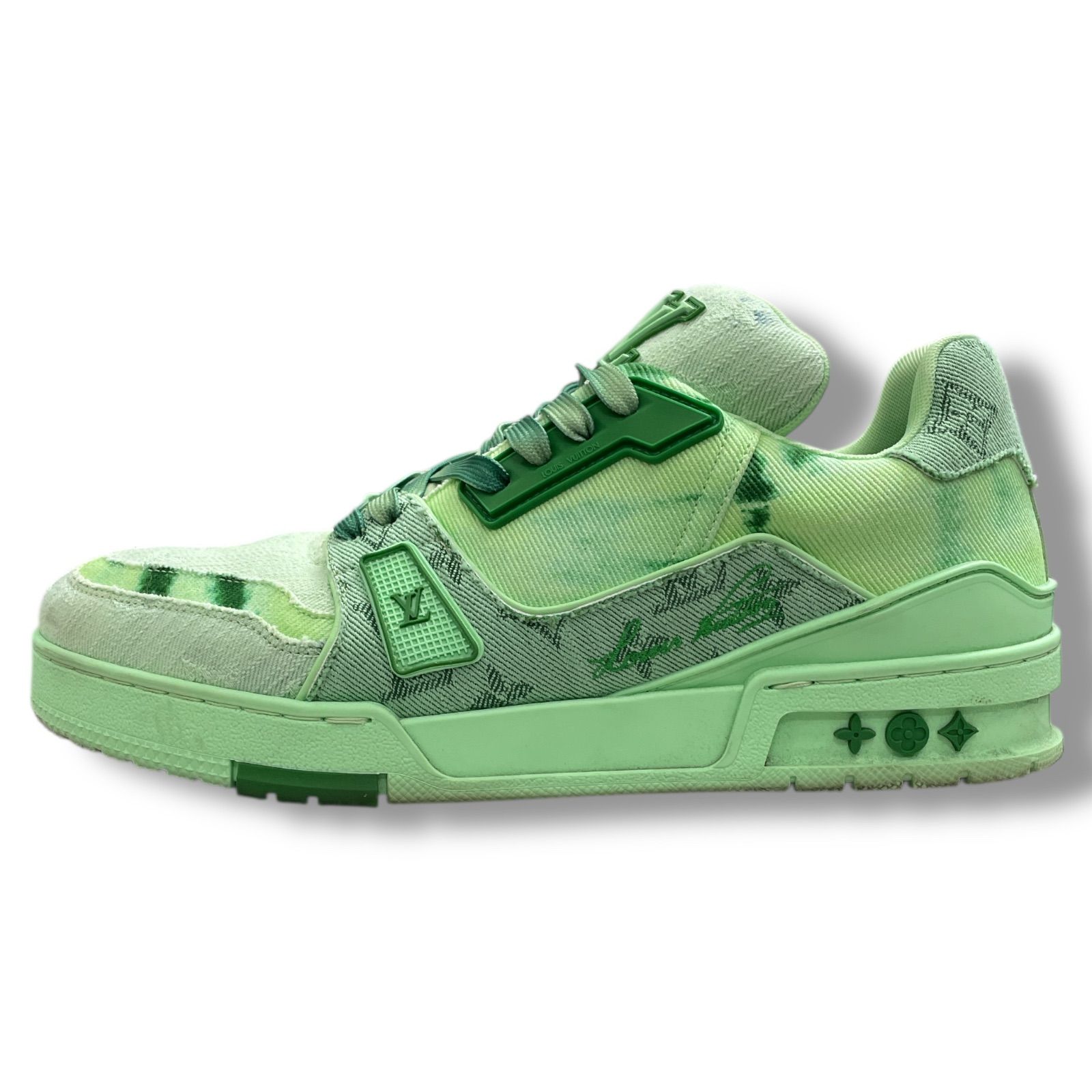 参考上代214600円 LOUIS VUITTON 24AW デニム ブリーチ モノグラム LV