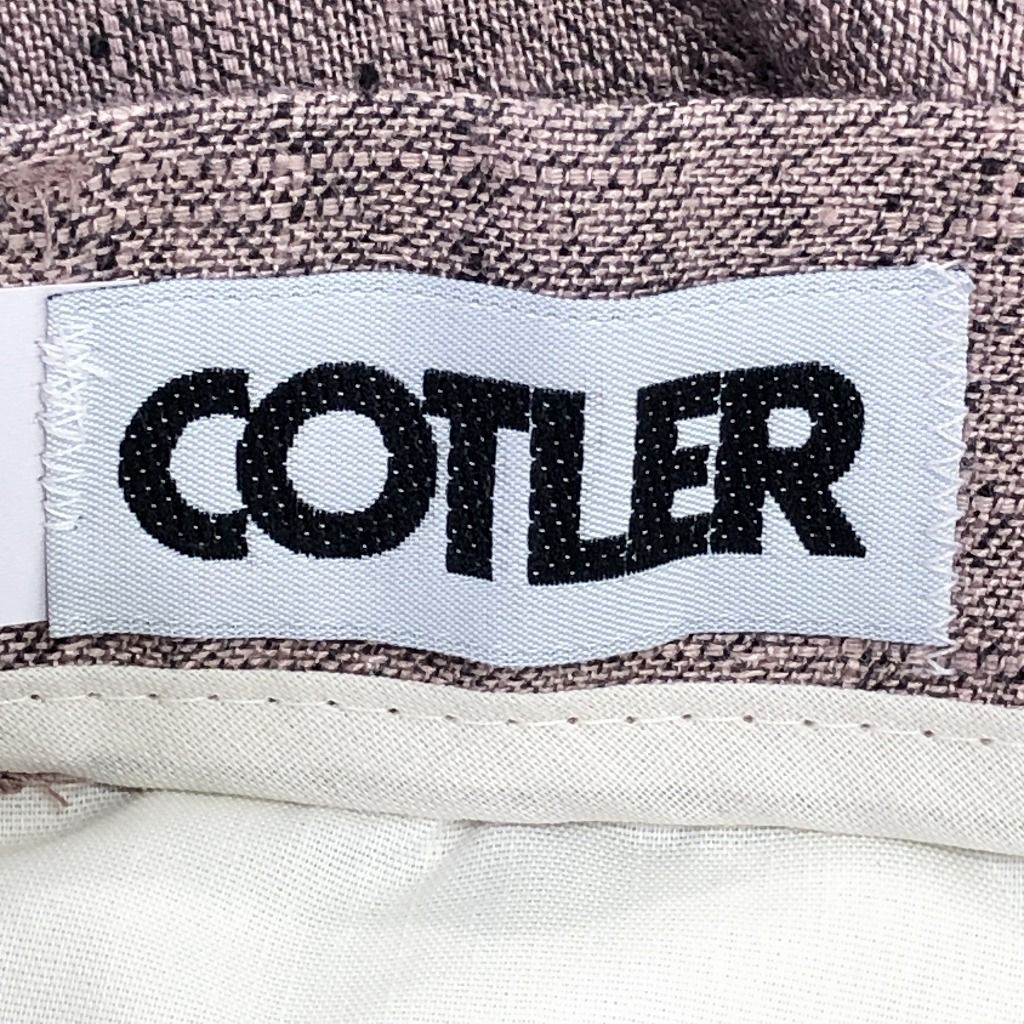 デッドストック 新品タグ付き 90年代 USA製 COTLER スラックス パンツ 