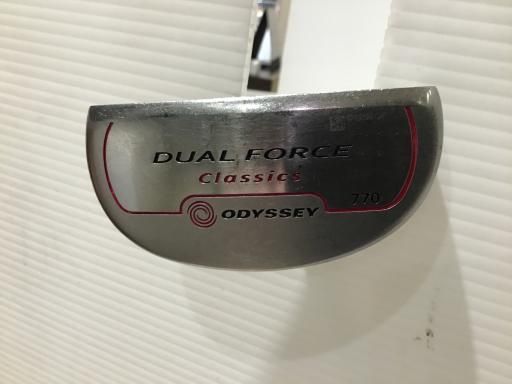 オデッセイ DUAL FORCE Classics 770 34インチ パター PT スチール フレックスその他 メンズ 男性用 右利き 右用 Cランク ゴルフクラブ