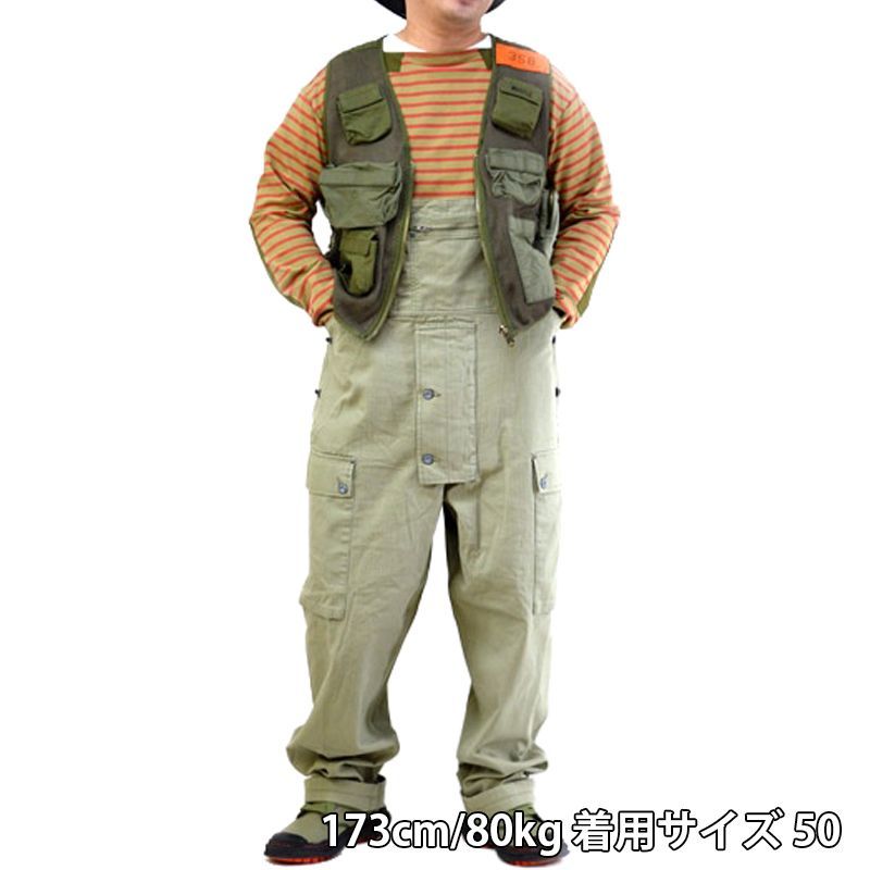 ナイジェルケーボン LYBRO ナイジェルケーボン オーバーオール カーキ