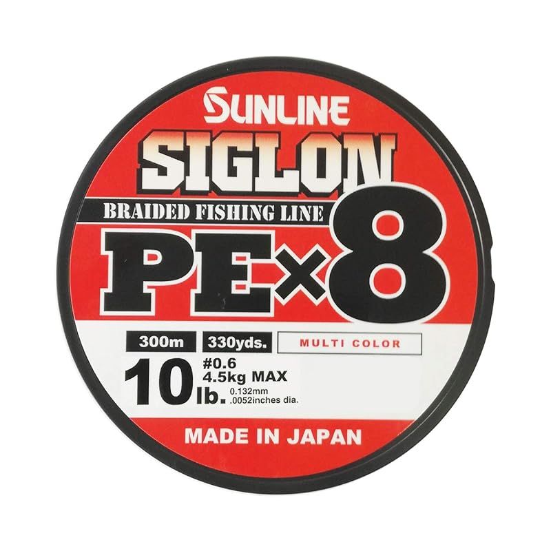 サンライン(SUNLINE) ライン シグロン PEx8 300m 5色 0.6号 10LB J 1